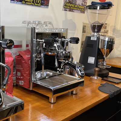 Bezzera BZ16 1 Group Coffee Machine for professional home use, or small cafe, full stainless steel body