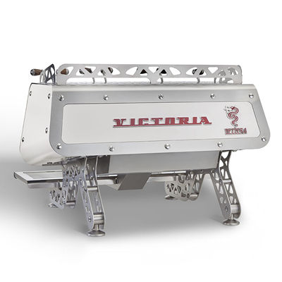 Bezzera Victoria 2 Group Coffee Machine for cafe , white color, back view