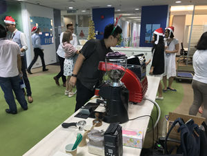 Coffee activity and event with Procter and Gamble Malaysia